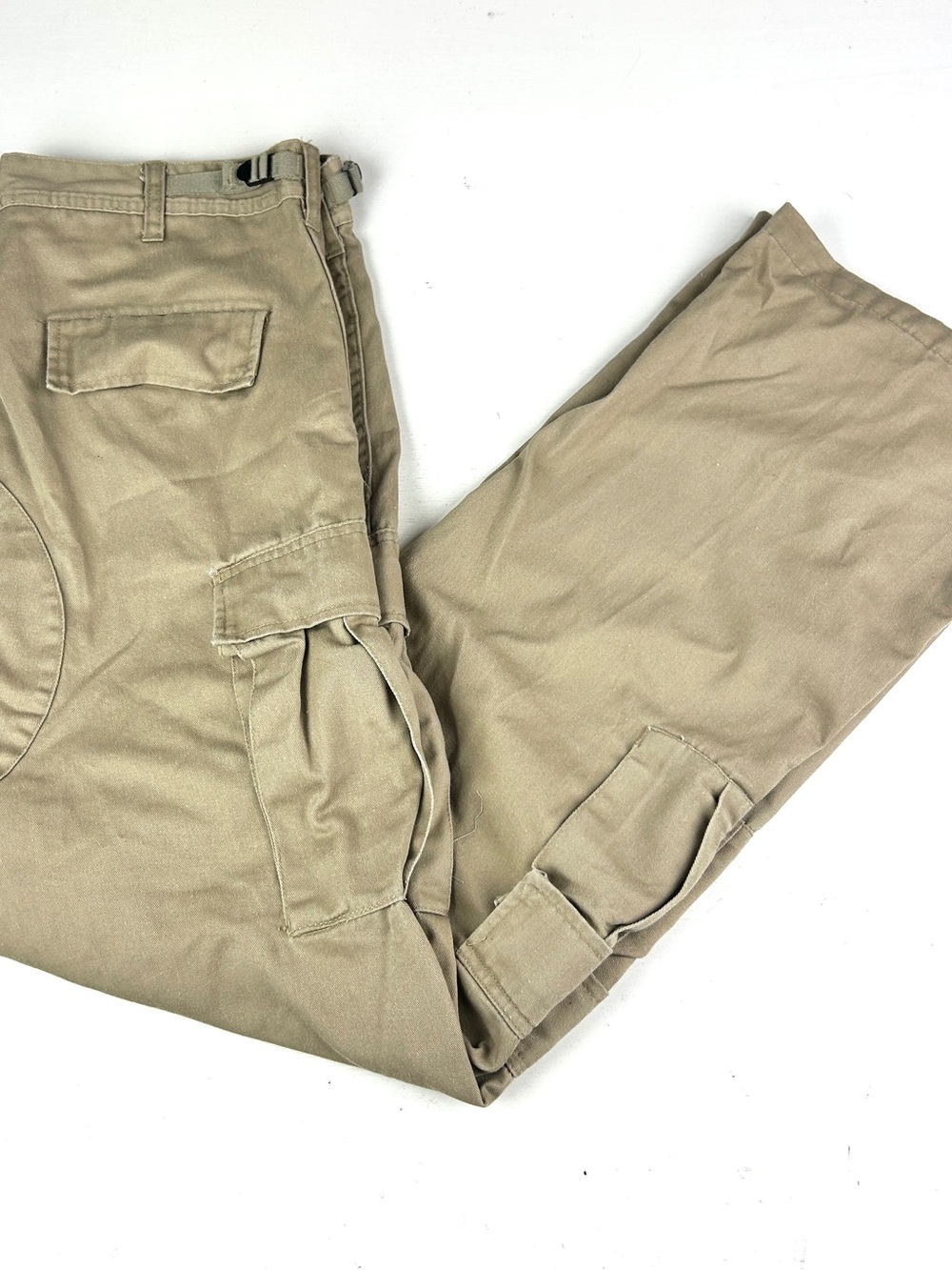 Rothco BDU Paratrooper Pants Mens 34 X 32 Regular Cargo Pants Khaki Vintage